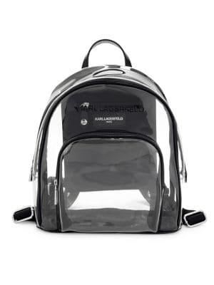 Karl Lagerfeld Paris Clear Swim Backpack