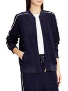 Lauren Ralph Lauren Petite Velour Bomber Jacket