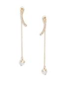Bcbgeneration Crystal Chain Drop Earrings