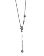 Karl Lagerfeld Star And Lightning Lariat Necklace