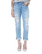 Hudson Jeans Riley Cropped Raw Cuffed Jeans