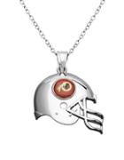 Dolan Bullock Nfl Washington Redskins Sterling Silver Helmet Pendant Necklace