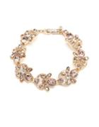 Givenchy Blush Crystal Goldtone Bracelet