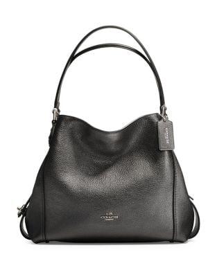 Coach Edie 31 Metallic Leather Hobo Bag