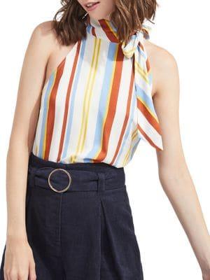 Miss Selfridge Striped Sleeveless Top