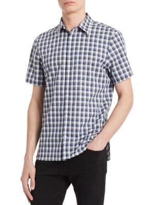 Calvin Klein Checked Button-front Shirt