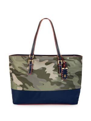 Tommy Hilfiger Julia Camo Tote Bag