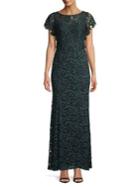 Decode 1.8 Belted Lace Column Gown