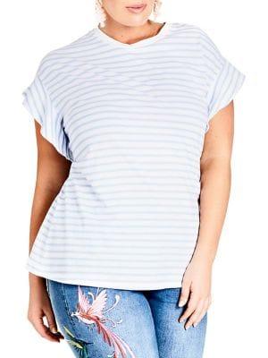City Chic Plus Day Dreams Cotton Top