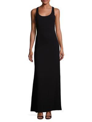 Bcbgmaxazria Georgina Fringe Gown