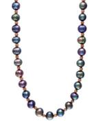 Effy Sterling Silver Multi-colored Freshwater Pearl Necklace