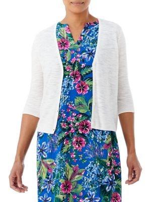 Olsen Boho Love Knit Button-front Cardigan
