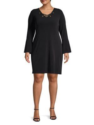 Michael Michael Kors Plus Grommet Lace Dress