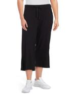 Marc New York Performance Plus Drawstring Slit-hem Culottes