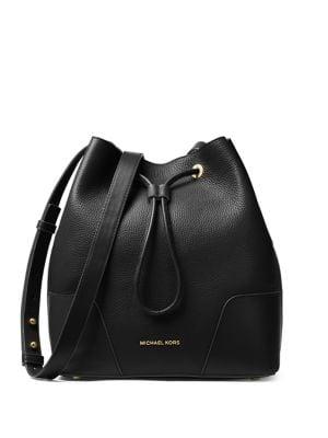 Michael Michael Kors Cary Leather Bucket Bag
