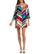 Trina Turk The Tourist Off-the-shoulder Shift Dress