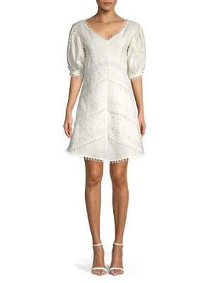 Caara Gwen Linen Shift Dress