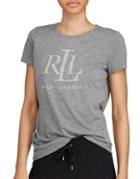 Lauren Ralph Lauren Slim-fit Studded Logo Graphic Tee