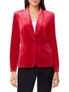Tahari Arthur S. Levine Long-sleeve Velvet Jacket