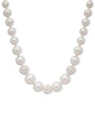 Anne Klein Gleaming Pearl Necklace