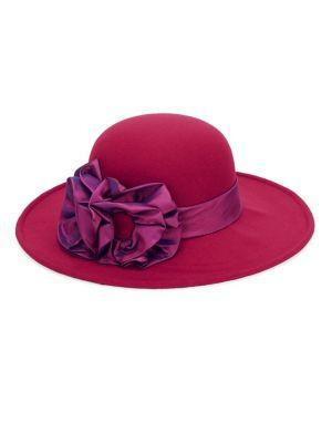 Giovannio Felt Ruffle Brim Hat