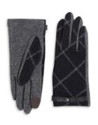 Lauren Ralph Lauren Plaid Knit Gloves
