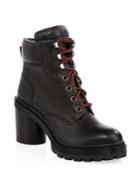 Marc Jacobs Crosby Leather Hiking Boots