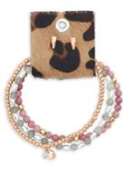 Lucky Brand Two-tone Goldtone Earrings & Bracelet Set