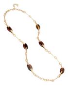 Robert Lee Morris Soho Cool As Ice Tiger's-eye Station Necklace