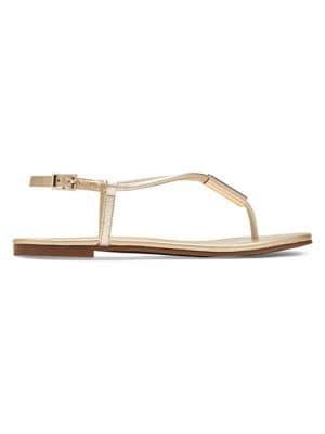 Katy Perry Jule Metallic T-strap Sandals