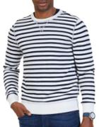 Nautica Striped To Solid Sweater