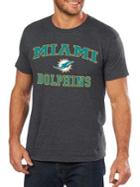 Majestic Miami Dolphins Nfl Heart And Soul Iii Cotton Tee