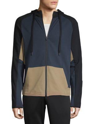 Askya Colorblock Zipped Hoodie