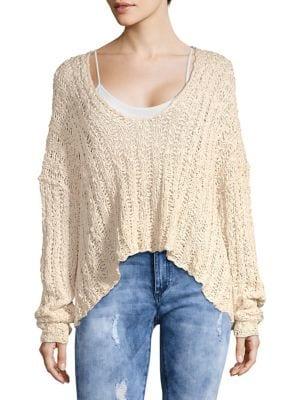 Free People Beach Comber Knit Pullover