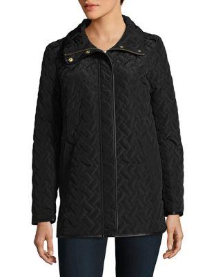 Cole Haan Signature Quilted Collared Jacket