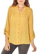 Dorothy Perkins Chiffon Button Blouse