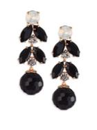 Kate Spade New York Faux-pearl And Pave Drop Earrings