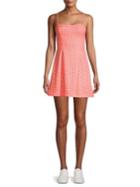 French Connection Checkered Mini A-line Dress