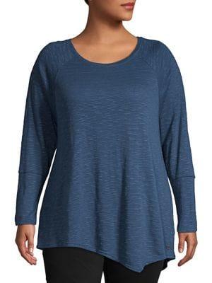 Calvin Klein Performance Plus Asymmetrical Hem Top