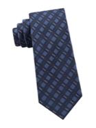 Calvin Klein Space Dye Grid-print Tie