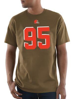 Majestic Myles Garrett Cleveland Browns Nfl Cotton Tee