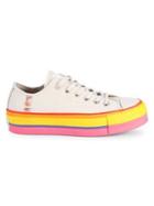 Converse Women's Platform Rainbow Sneakers