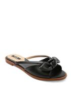 Kensie Major Bow & Cutout Sandals