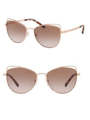 Michael Kors St. Lucia 55mm Cat Eye Sunglasses