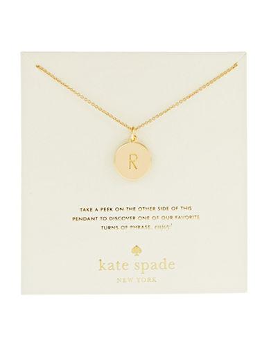Kate Spade New York R Charm Necklace