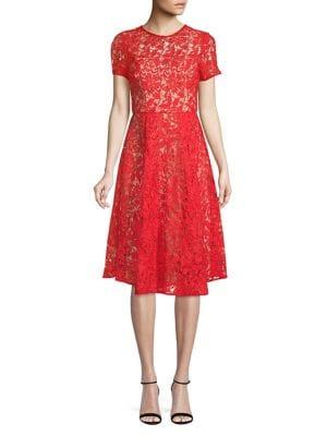 Cooper St Snapdragon Fit-and-flare Lace Dress