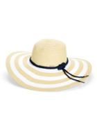 Betmar Striped Straw Sun Hat