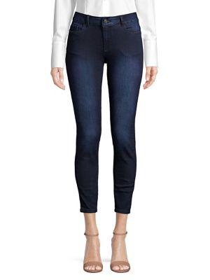 Lord & Taylor Cropped Skinny Jeans