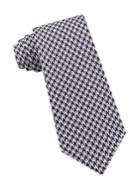 Calvin Klein Textured Houndstooth Slim Tie