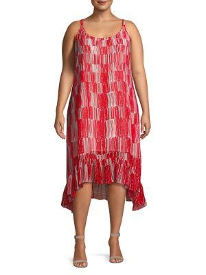 Nic+zoe Plus Zamba Printed Sleeveless Dress
